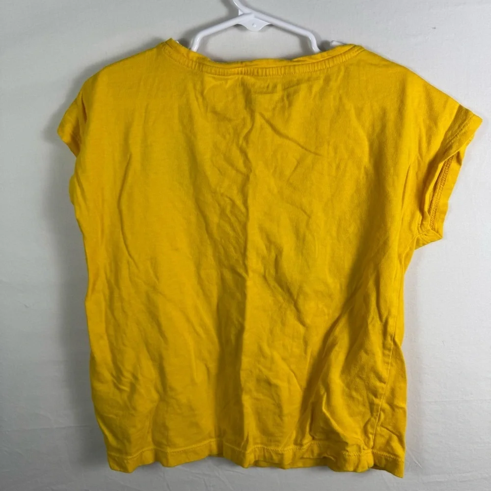 Tommy Hilfiger Yellow Short Sleeve Tee Girls Sizes S